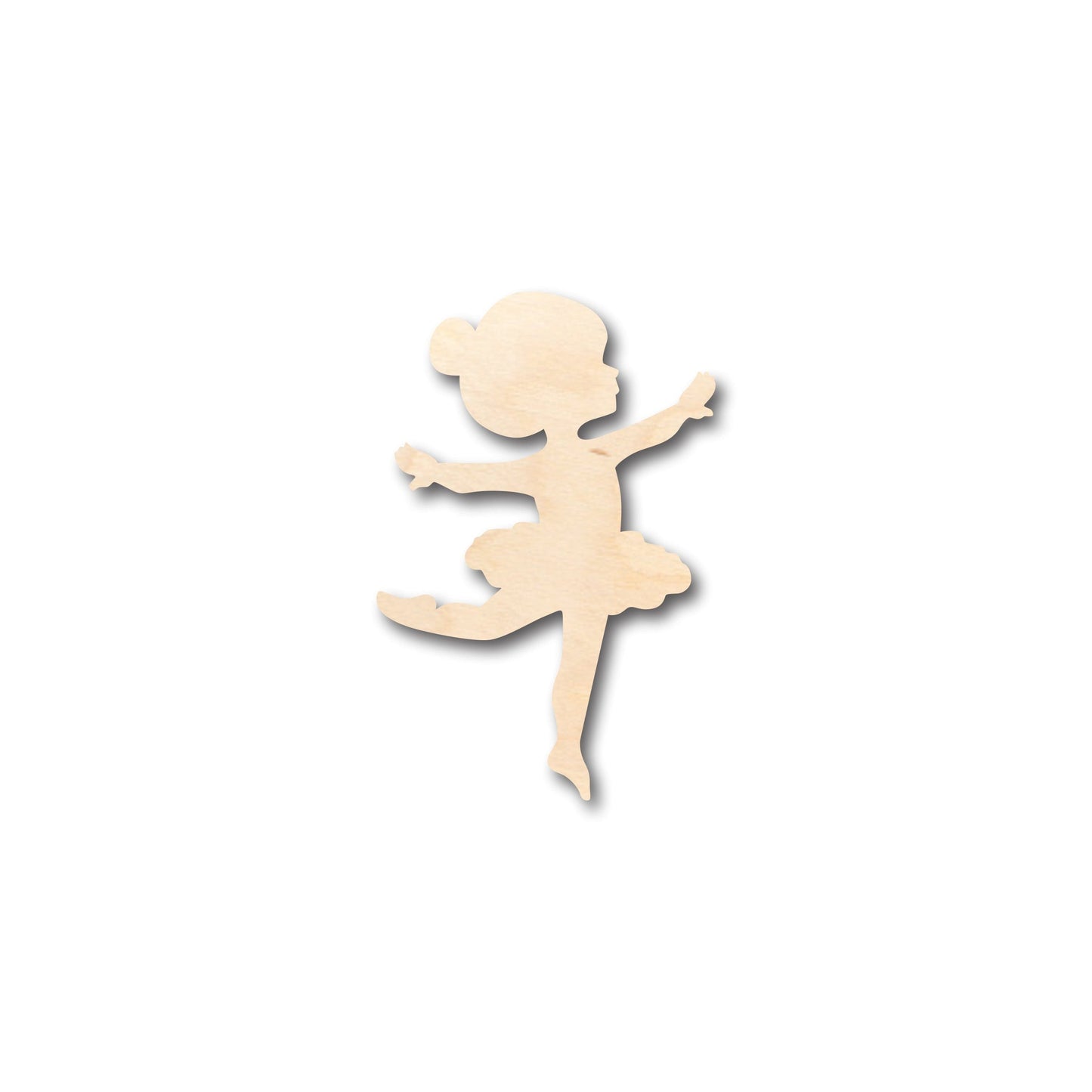 Unfinished Wood Dancer Shape - Craft - up to 46" DIY