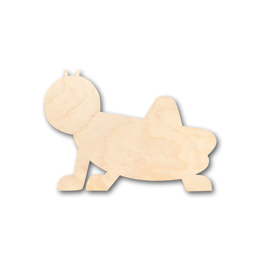 Unfinished Wood Cute Grasshopper Shape - Craft - up to 46" DIY