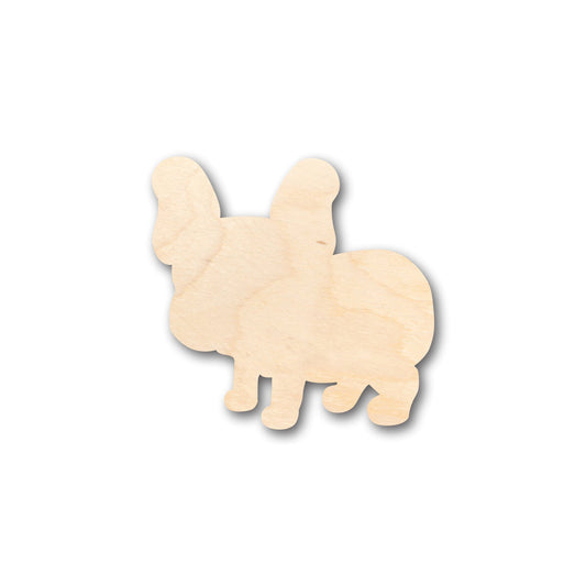 Unfinished Wood Cute Pug Dog Shape - Craft - up to 46" DIY
