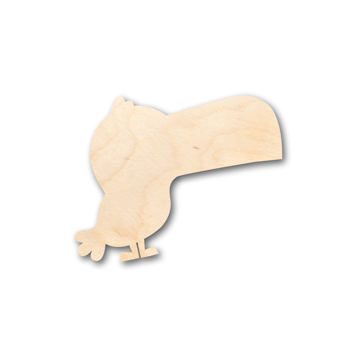 Unfinished Wood Cute Toucan Shape - Craft - up to 46" DIY