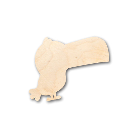 Unfinished Wood Cute Toucan Shape - Craft - up to 46" DIY