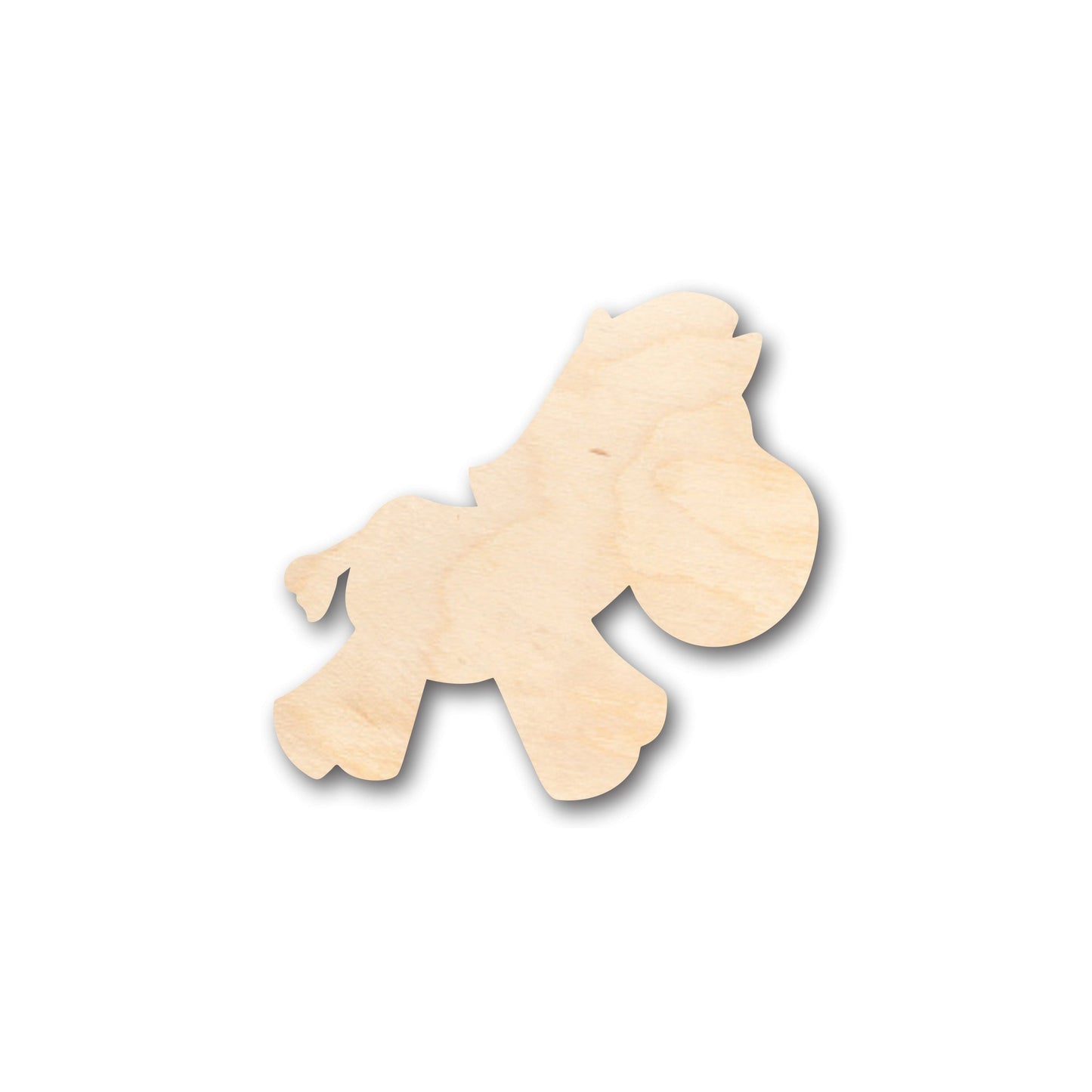 Unfinished Wood Cute Zebra Shape - Craft - up to 46" DIY