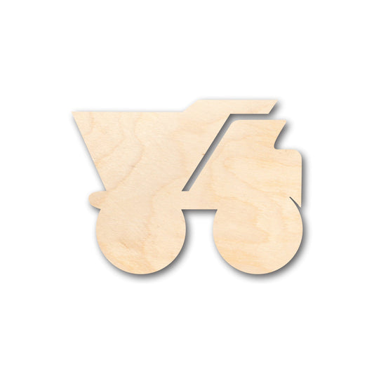 Unfinished Wood Dumptrunk Shape - Craft - up to 46" DIY