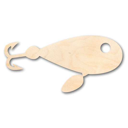 Unfinished Wood Fishing Lure Shape - Craft - up to 46" DIY