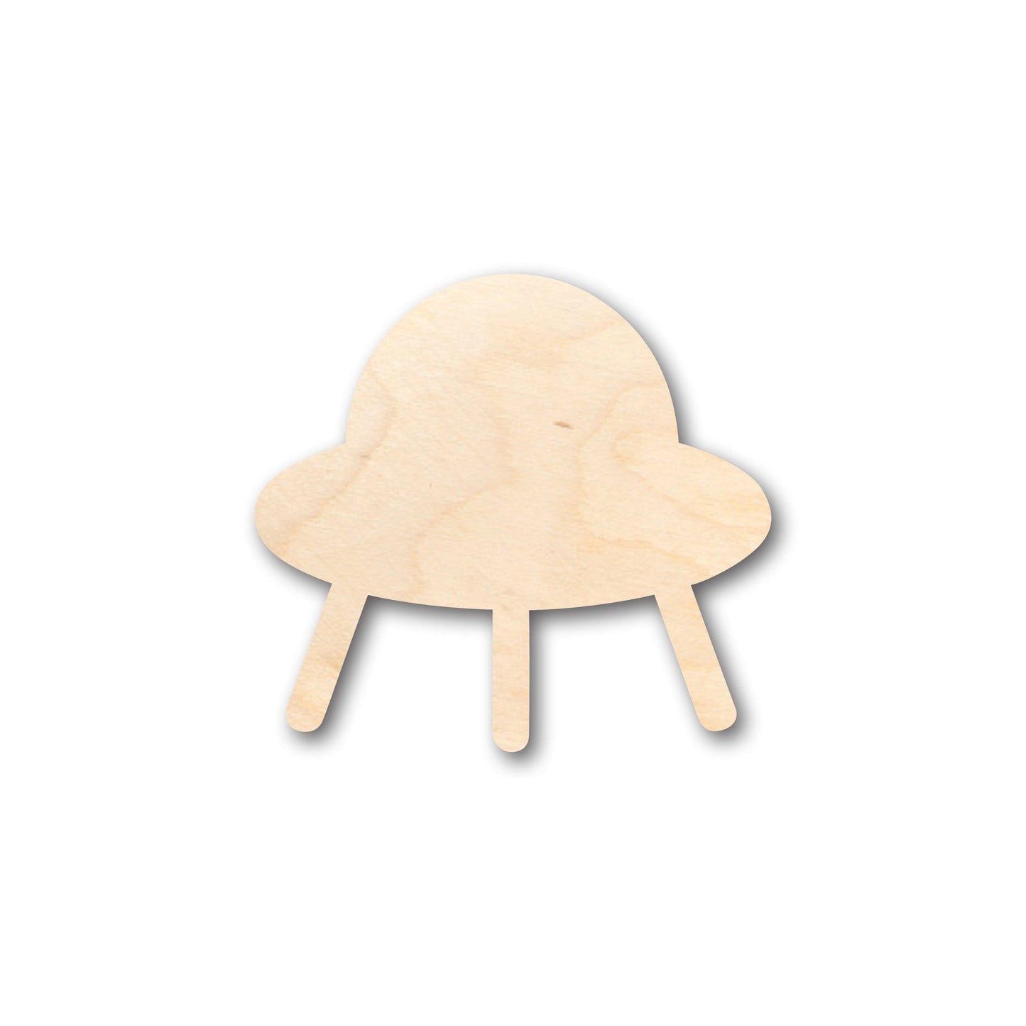 Unfinished Wood Flying Saucer Shape - Craft - up to 46" DIY