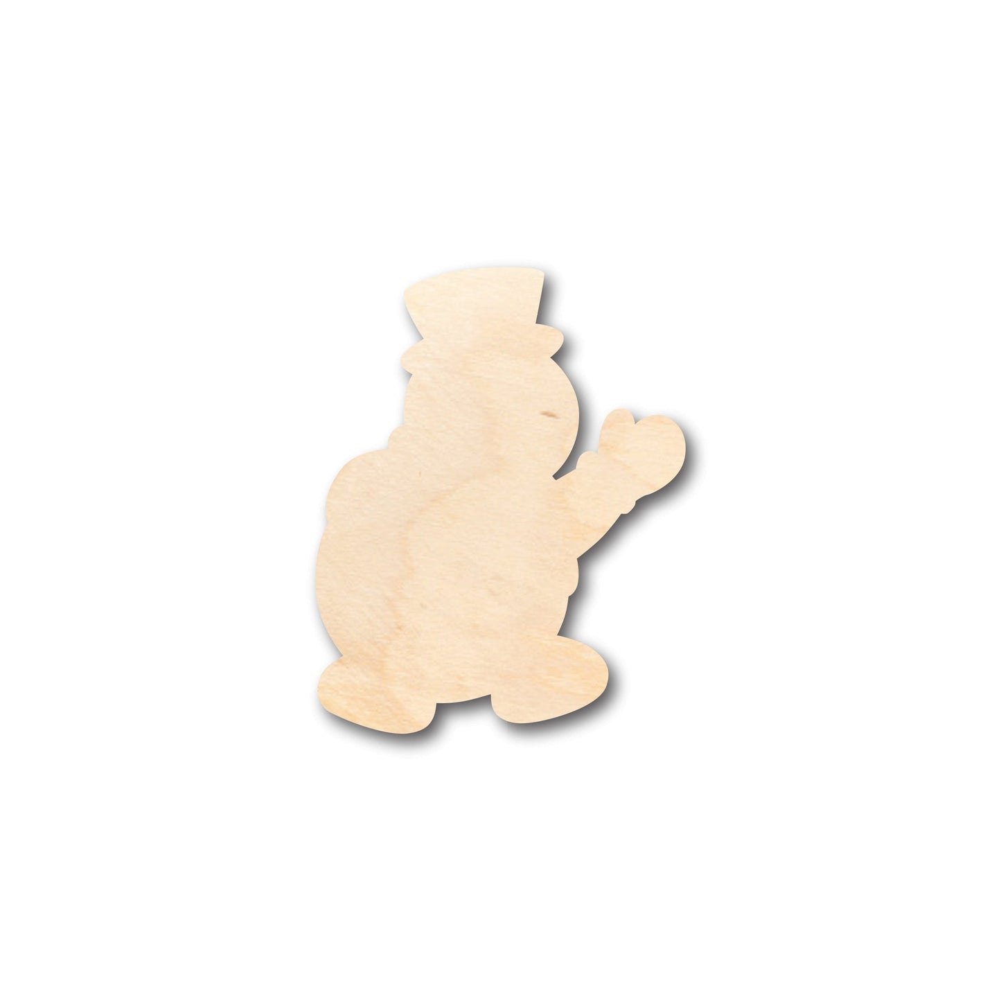 Unfinished Wood Friendly Snowman Shape - Craft - up to 46" DIY