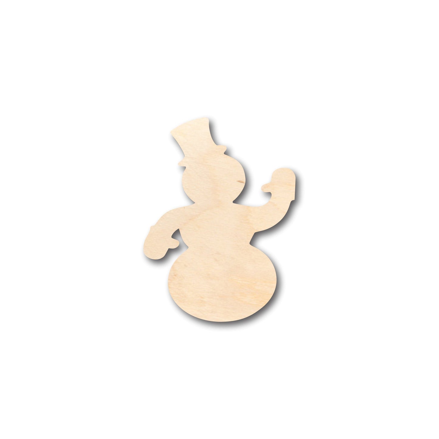 Unfinished Wood Friendly Snowman Shape - Craft - up to 46" DIY