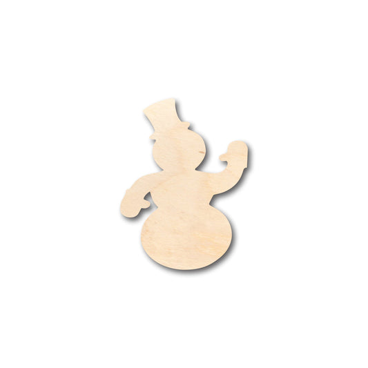 Unfinished Wood Friendly Snowman Shape - Craft - up to 46" DIY