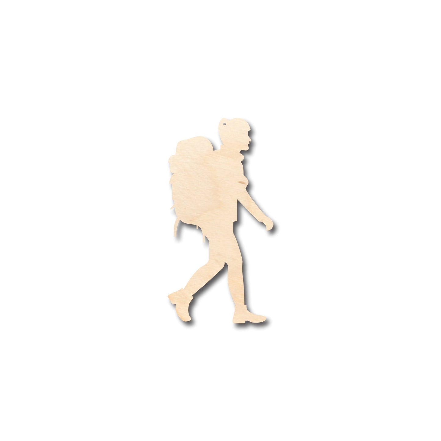 Unfinished Wood Girl Hike Shape - Craft - up to 46" DIY