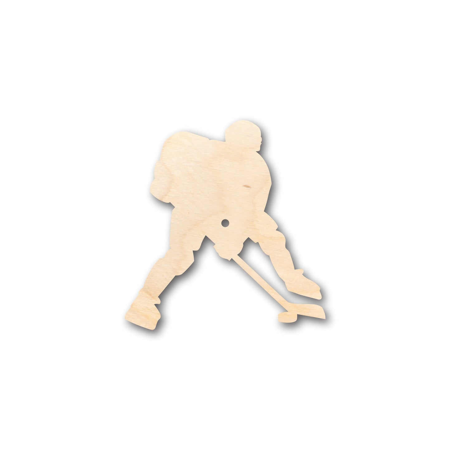 Unfinished Wood Hockey Player Shape - Craft - up to 46" DIY