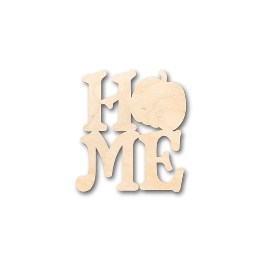 Unfinished Wood HOME Pumpkin Shape - Craft - up to 46" DIY