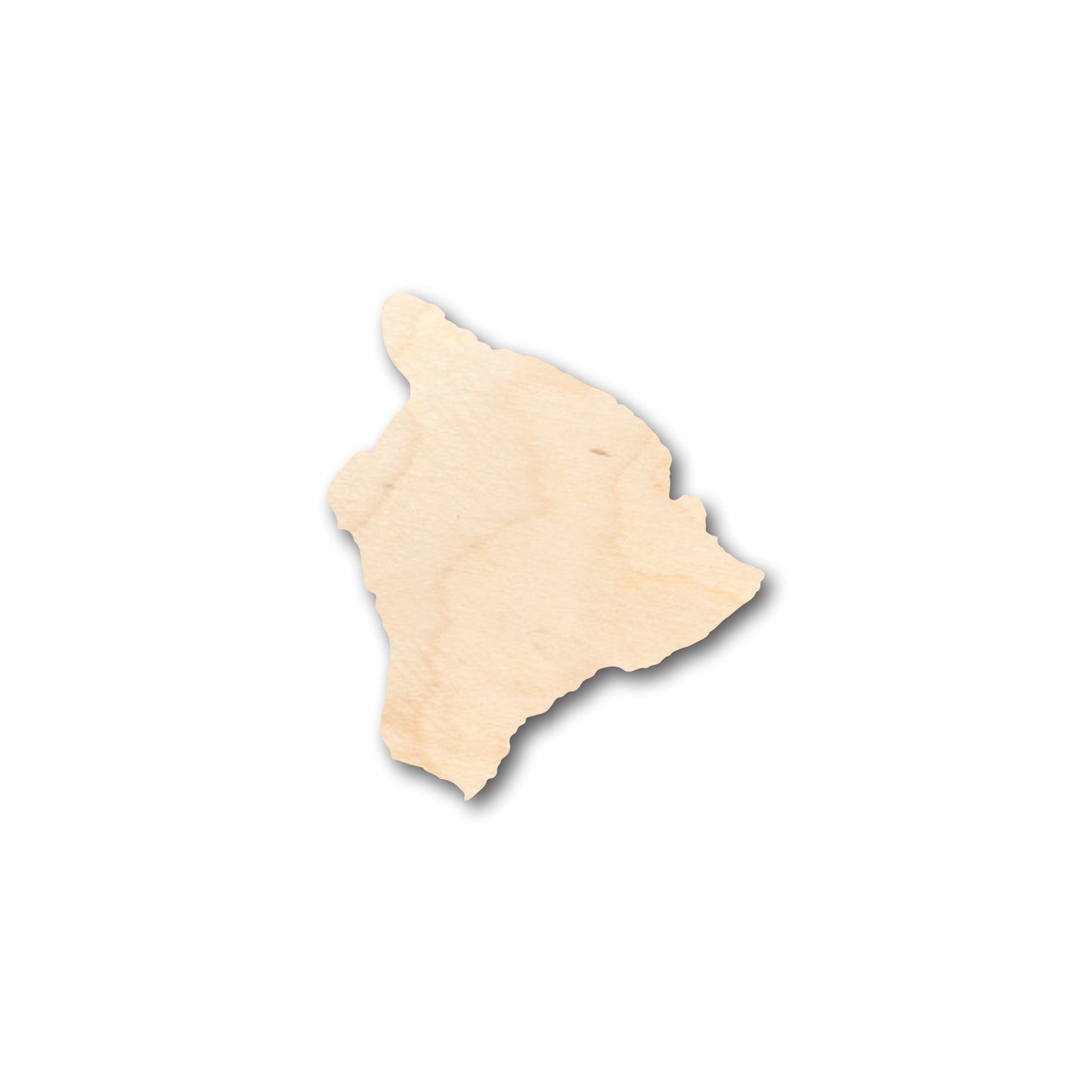 Unfinished Wood Honolulu Big Island Shape - Craft - up to 46" DIY