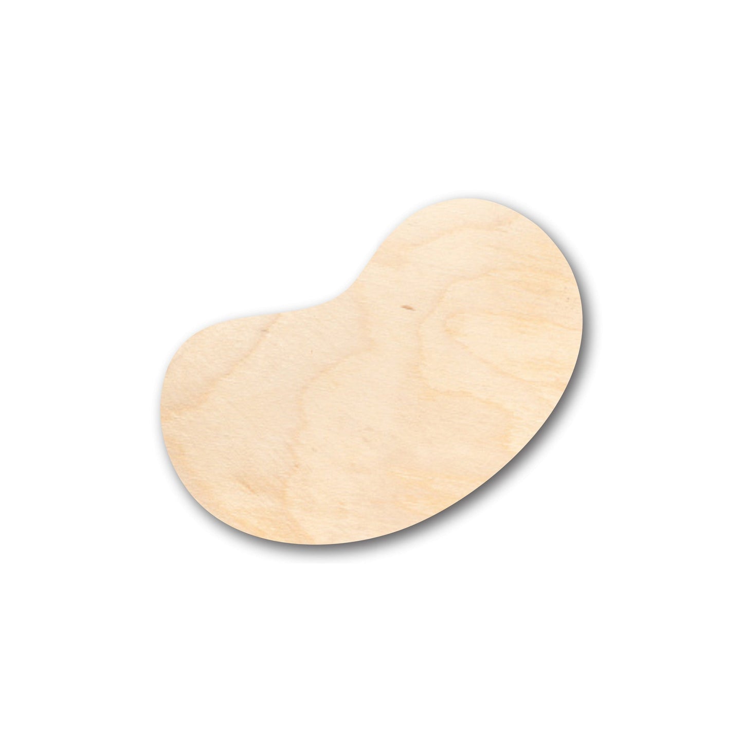 Unfinished Wood Jellybean Shape - Craft - up to 46" DIY