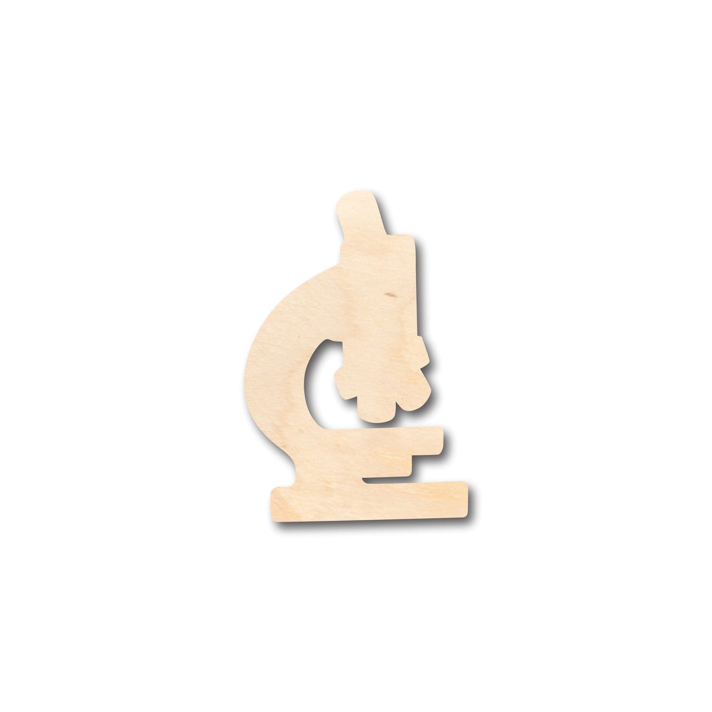 Unfinished Wood Microscope Shape - Craft - up to 46" DIY