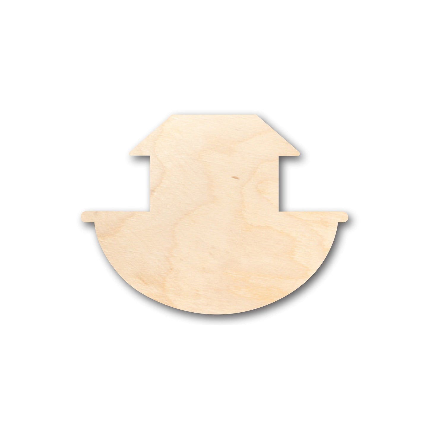 Unfinished Wood Noah's Ark Shape - Craft - up to 46" DIY