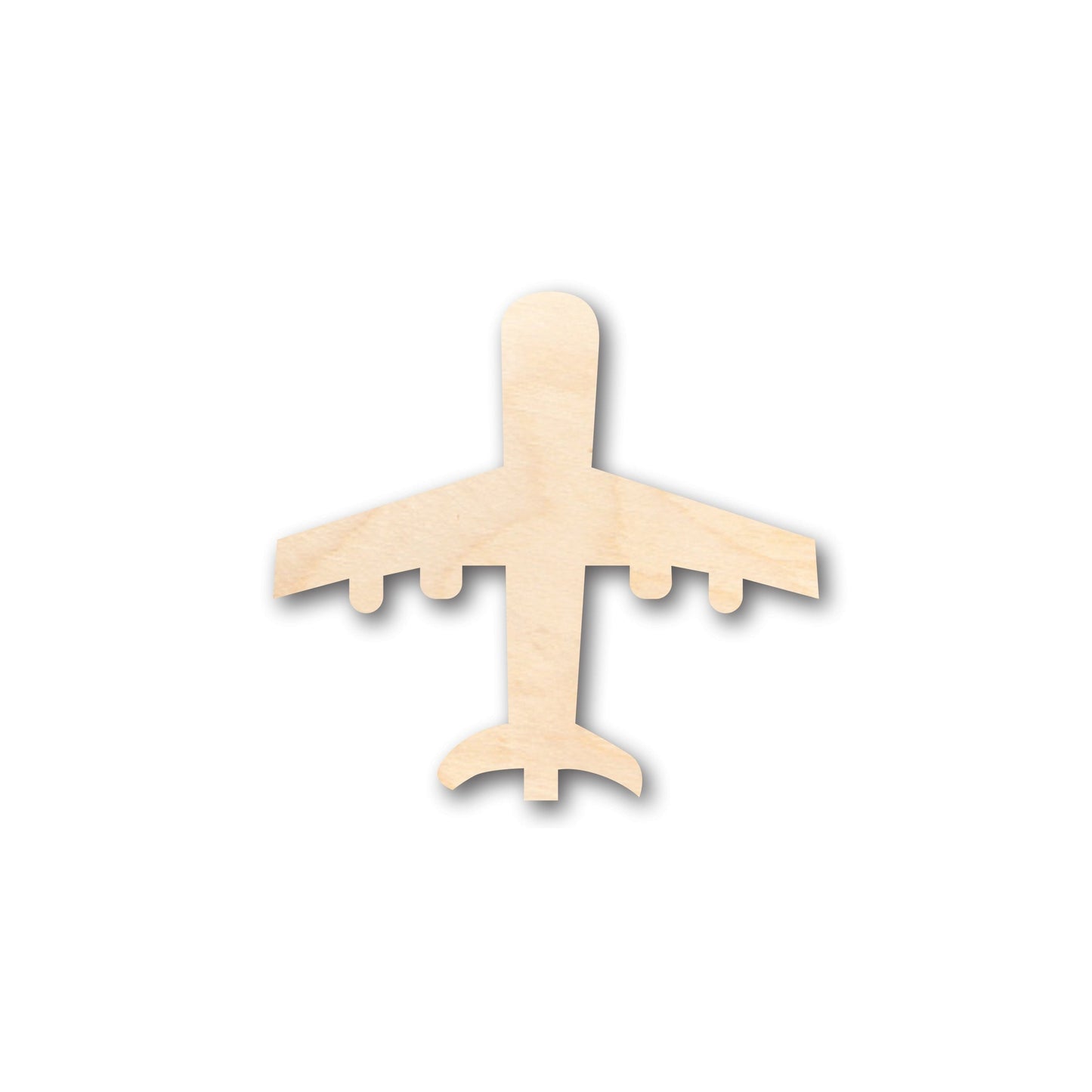 Unfinished Wood Planes Shape - Craft - up to 46" DIY