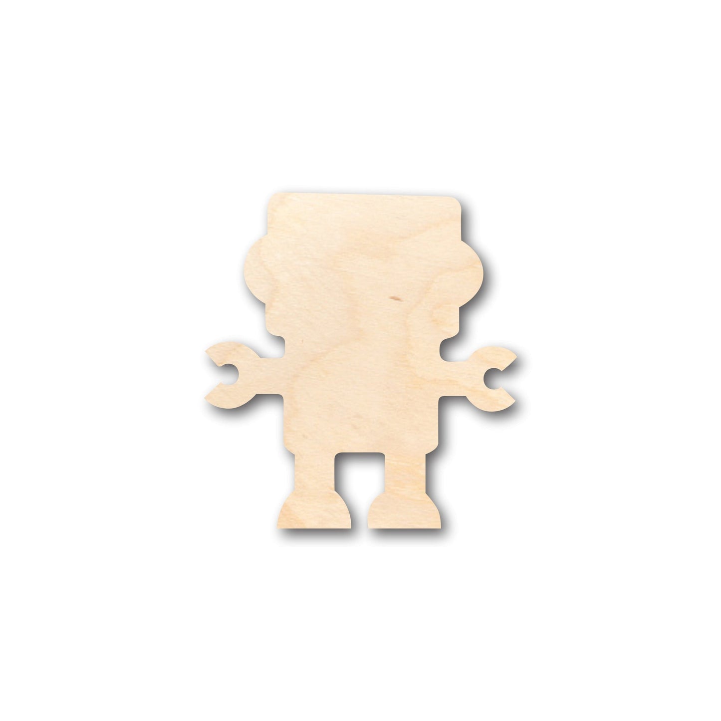 Unfinished Wood Robot Shape - Craft - up to 46" DIY