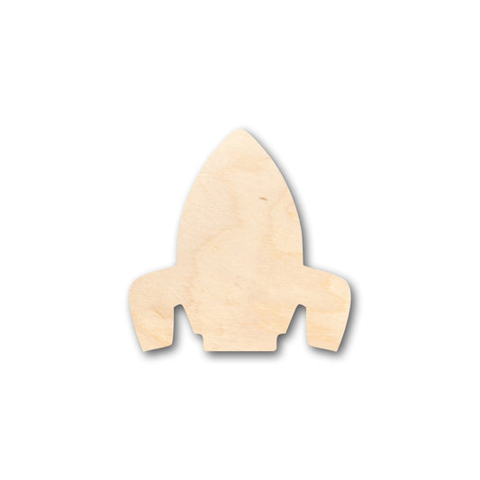 Unfinished Wood Rocket Shape - Craft - up to 46" DIY