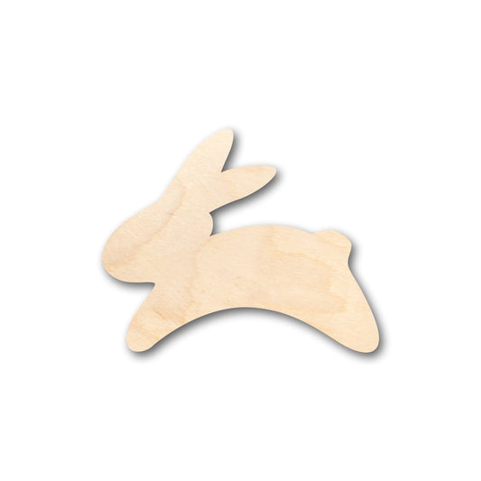 Unfinished Wood Simple Bunny Shape - Craft - up to 46" DIY