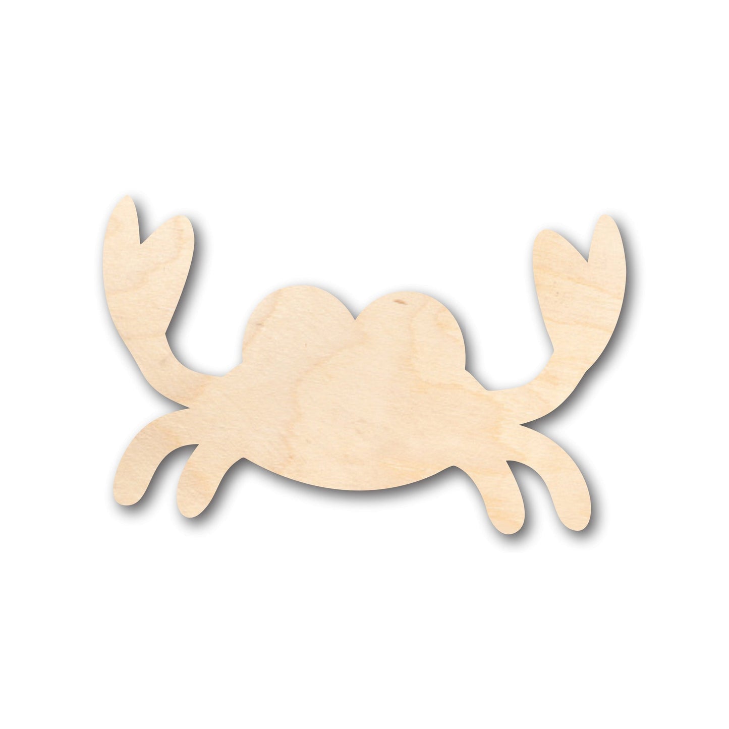 Unfinished Wood Simple Crab Shape - Craft - up to 46" DIY