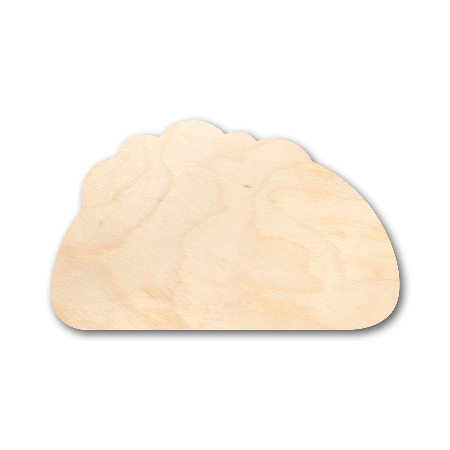 Unfinished Wood Taco Shape - Craft - up to 46" DIY