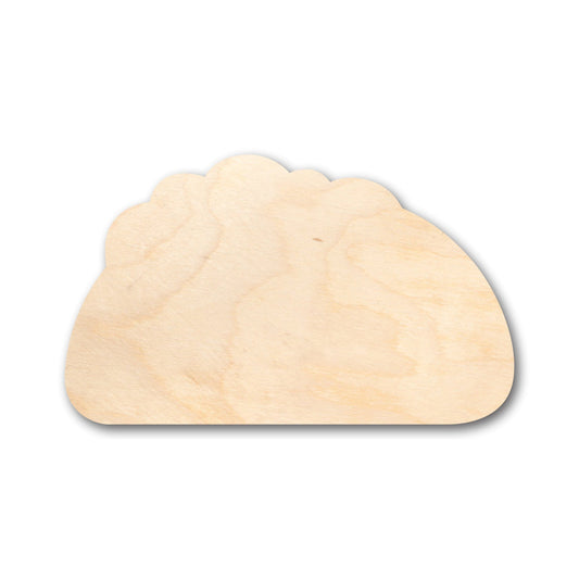 Unfinished Wood Taco Shape - Craft - up to 46" DIY