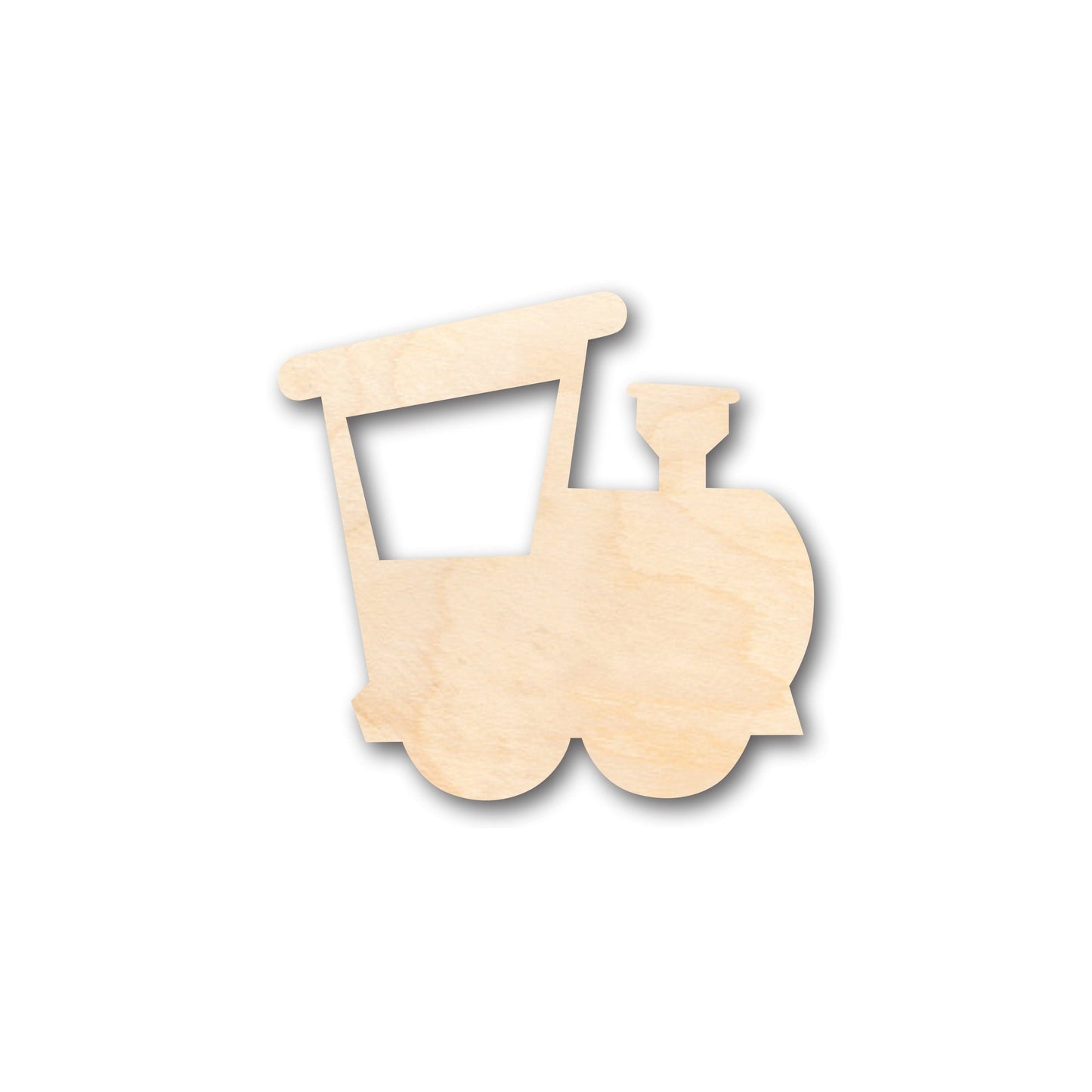 Unfinished Wood Train Locomotive Shape - Craft - up to 46" DIY