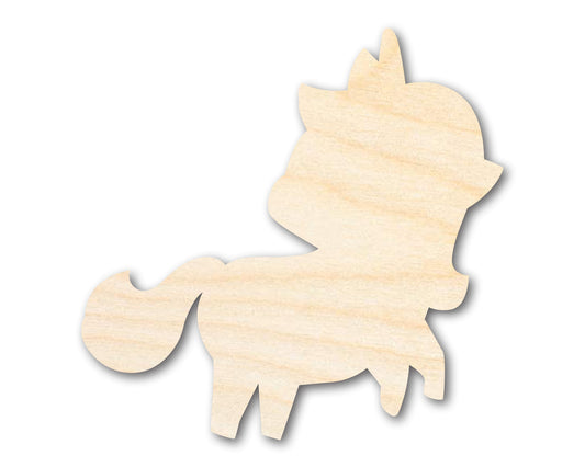 Unfinished Wood Unicorn Shape - Craft - up to 46" DIY