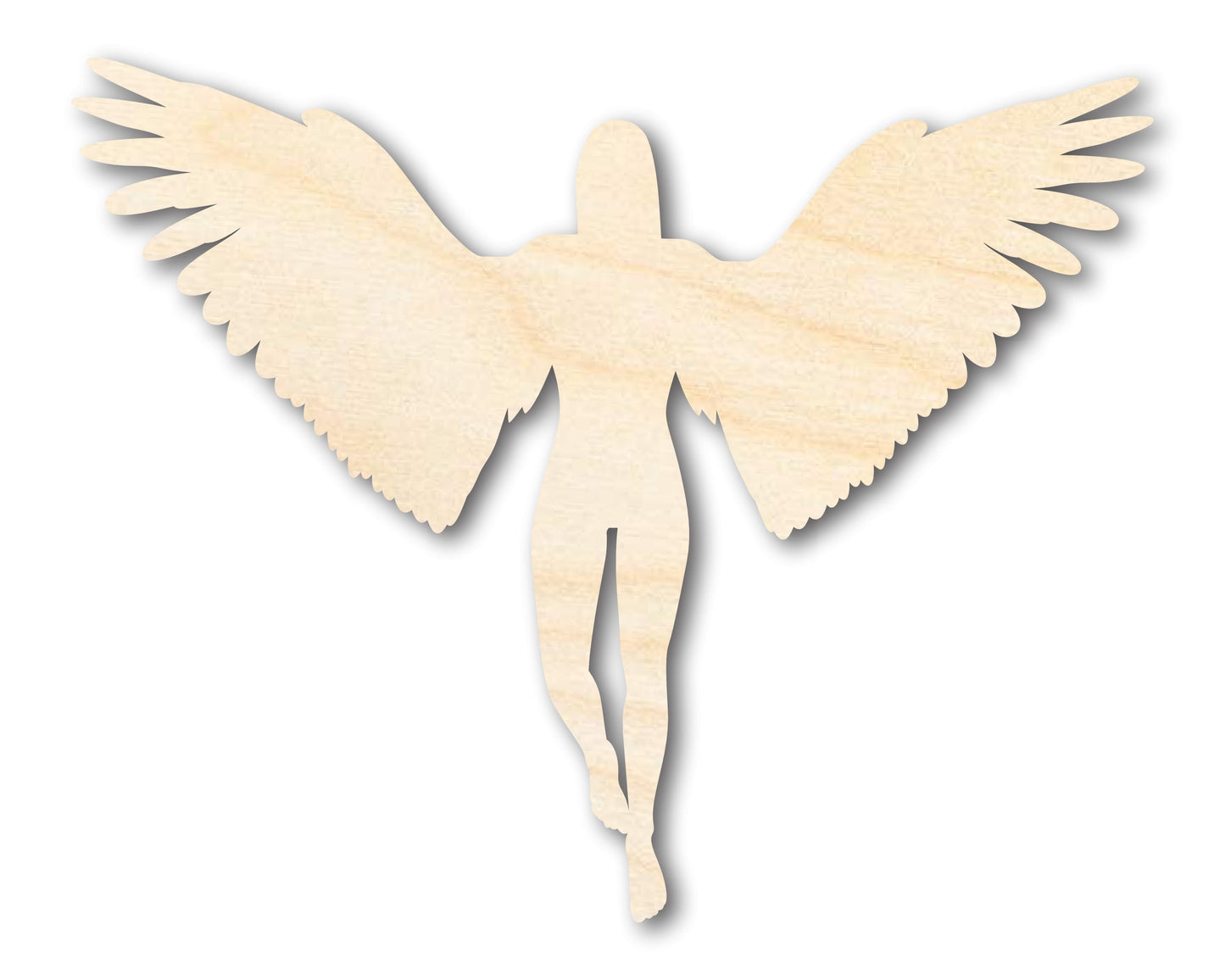 Unfinished Wood Angel Shape | Craft Cutout | up to 46" DIY