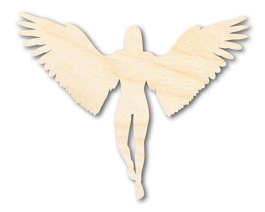 Unfinished Wood Angel Shape | Craft Cutout | up to 46" DIY