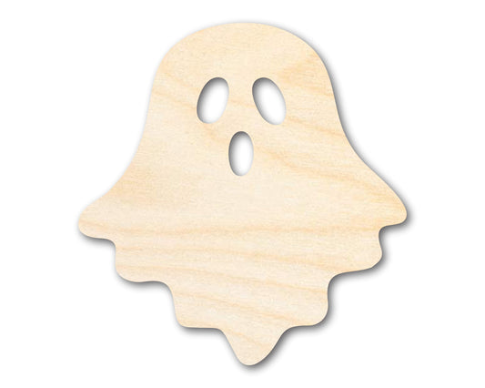 Unfinished Sheet Ghost Shape | Halloween Craft Cutout | up to 46" DIY