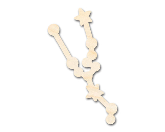 Unfinished Wood Taurus Constellation Shape - Zodiac Craft - up to 46"