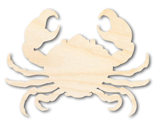 Unfinished Wood Cancer Crab Shape - Zodiac Craft - up to 46"