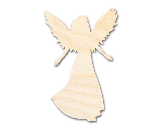 Unfinished Wood Virgo Angel Shape - Zodiac Craft - up to 46"