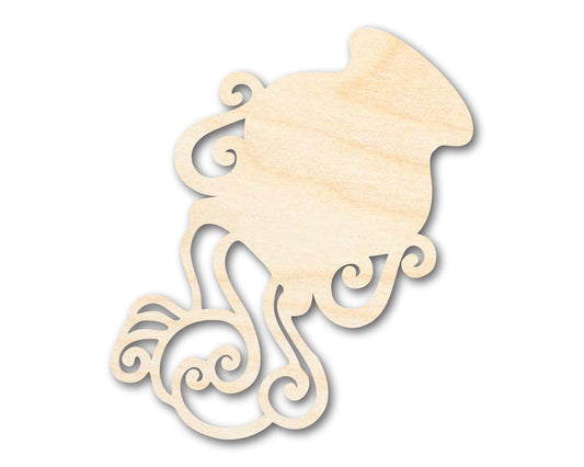 Unfinished Wood Aquarius Water Pitcher Shape - Zodiac Craft - up to 46"