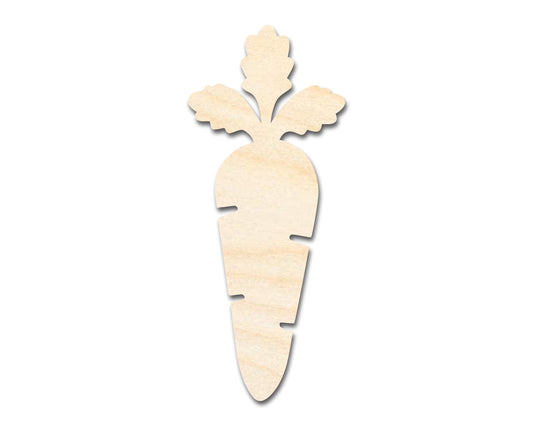 Unfinished Wood Carrot Shape - Garden Vegetable Craft - up to 46" DIY