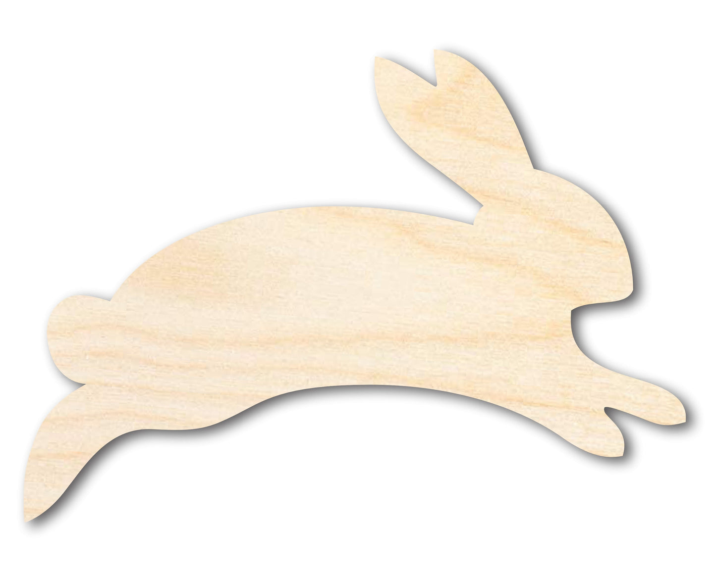 Unfinished Wood Cute Bunny Shape - Easter Spring Kids Craft - up to 46" DIY