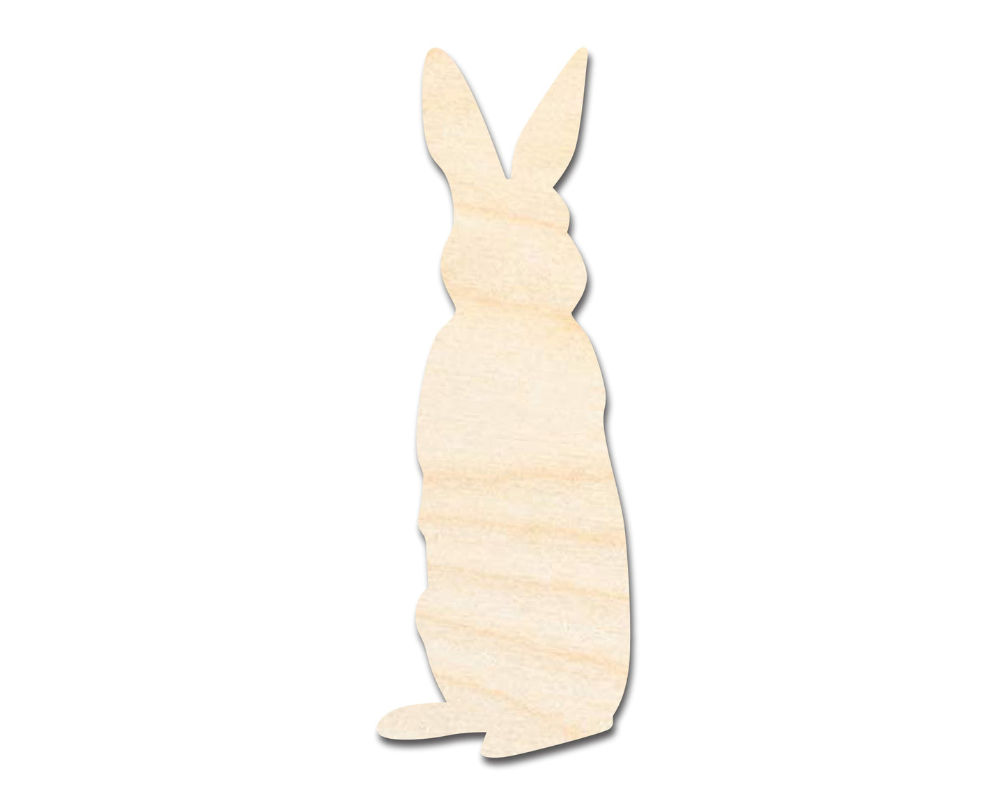 Unfinished Wood Standing Bunny Shape - Easter Spring Garden Craft - up to 46" DIY