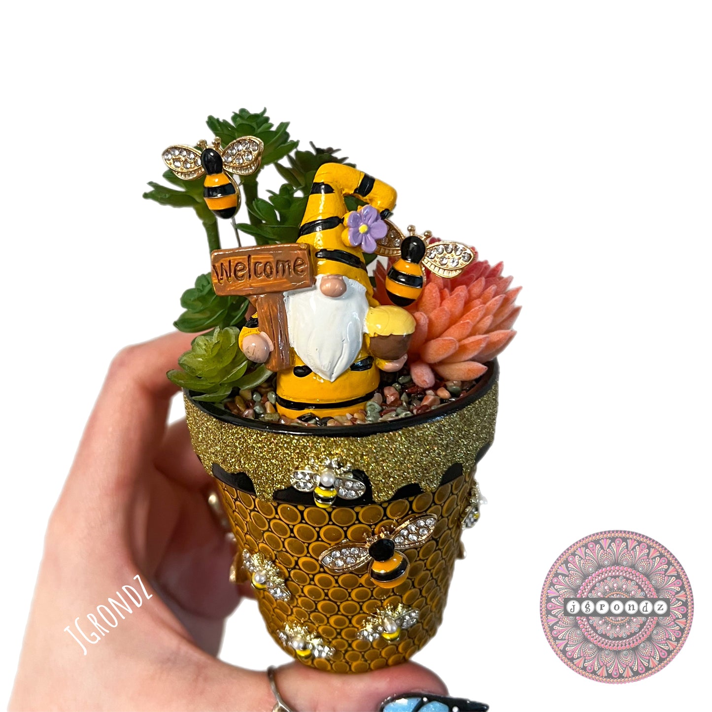 Bee Hive Pretty Pot