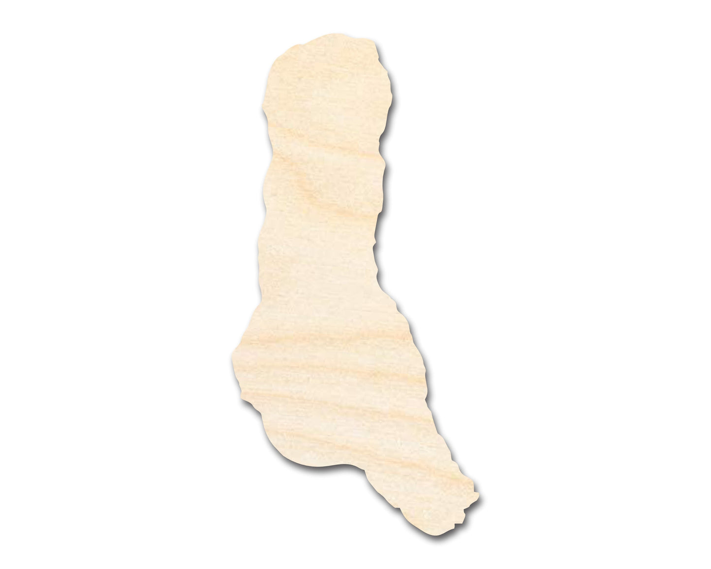 Unfinished Wood Grande Comore Island Shape - Comoros Craft - up to 46" DIY