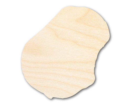 Unfinished Wood Nauru Shape - Oceania Craft - up to 46" DIY
