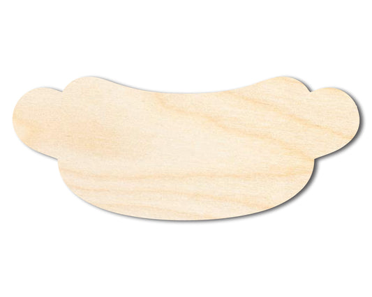 Unfinished Wood Hot Dog Shape | Craft Cutout | up to 46" DIY