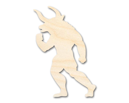 Unfinished Wood Minotaur Silhouette | DIY Creature Craft Cutout | up to 46" DIY