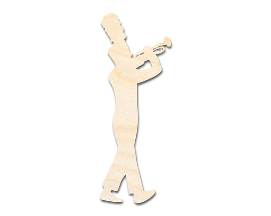 Unfinished Wood Marching Band Silhouette | DIY Band Craft Cutout | up to 46" DIY