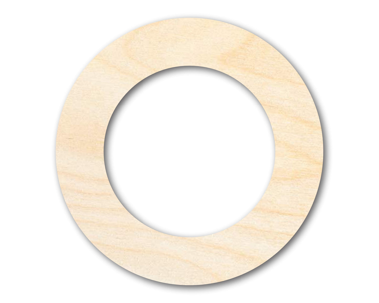 Unfinished Wood Wreath Blank Shape | Craft Cutout | up to 46" DIY