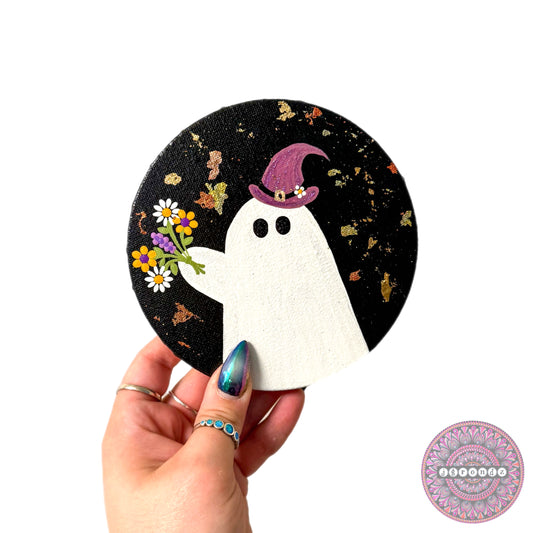 5” Ghosty Canvas Painting