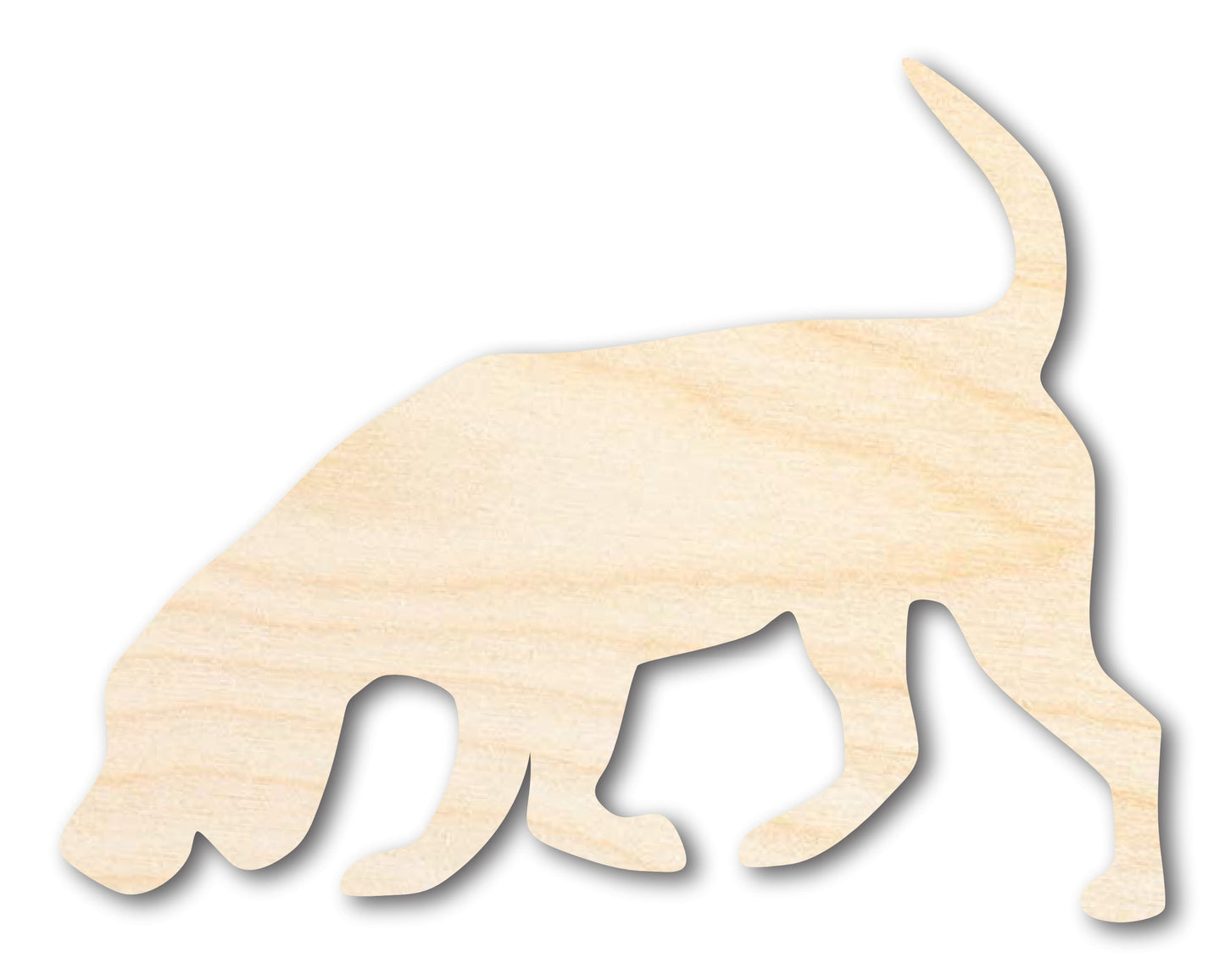 Unfinished Wood Hunting Dog Silhouette | DIY Dog Craft Cutout | up to 46" DIY