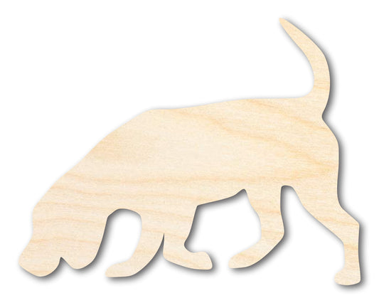 Unfinished Wood Hunting Dog Silhouette | DIY Dog Craft Cutout | up to 46" DIY