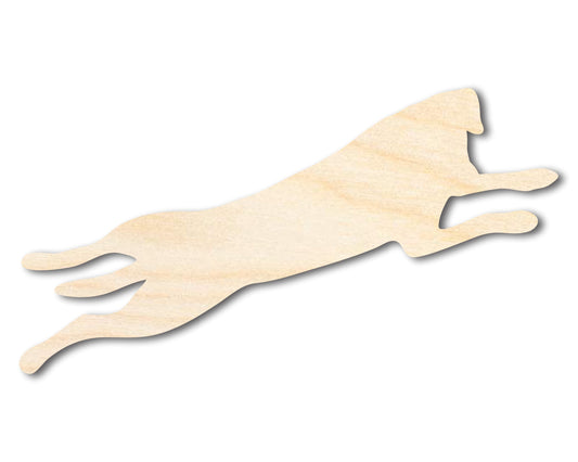 Unfinished Wood Splooting Dog Silhouette | DIY Dog Craft Cutout | up to 46" DIY