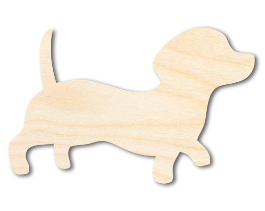 Unfinished Wood Wiener Dog Silhouette | DIY Dog Craft Cutout | up to 46" DIY